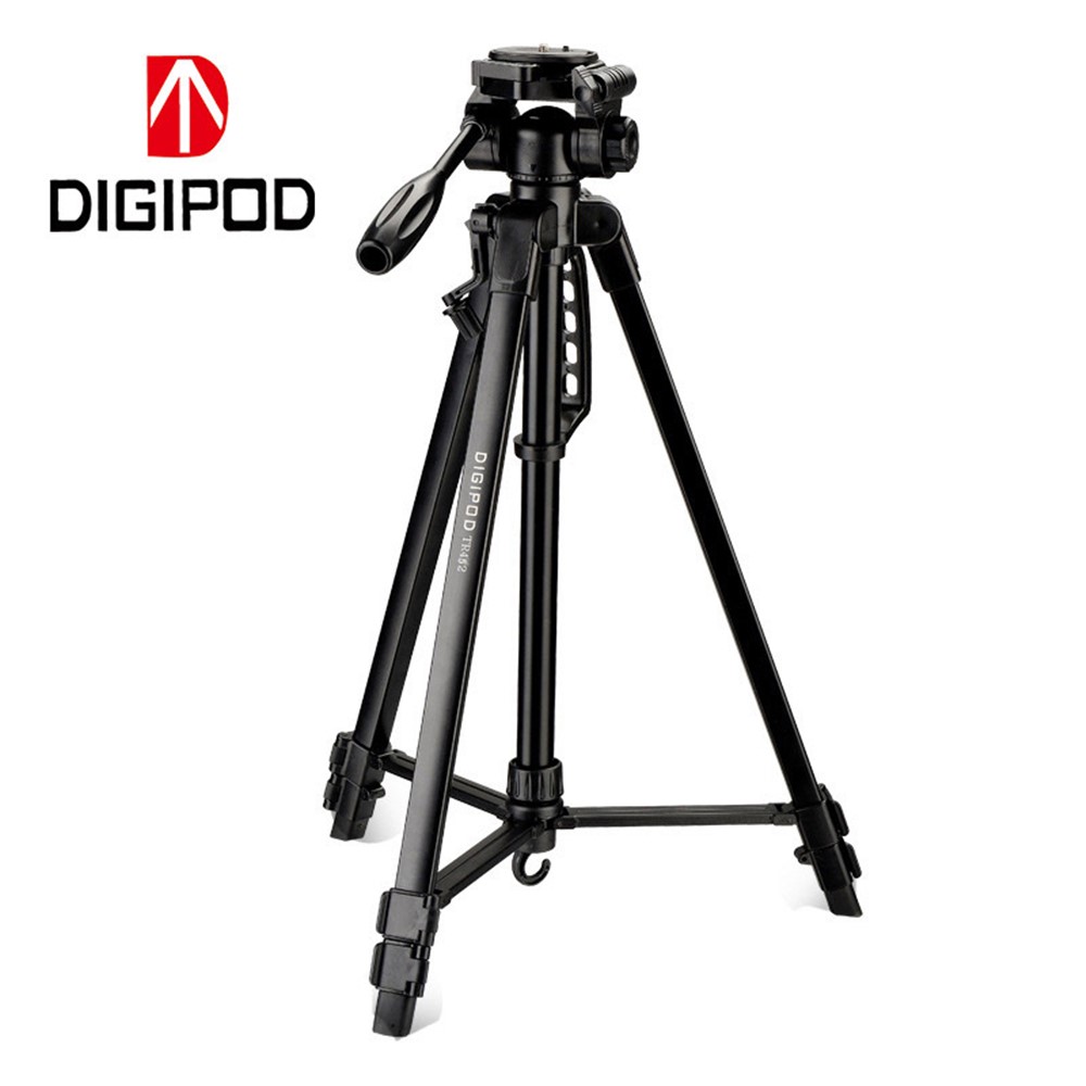 DIGIPOD TR452 53-Inch Extendable Aluminum Alloy Bracket DV Camera Holder Stand Tripod with Gimbal-6