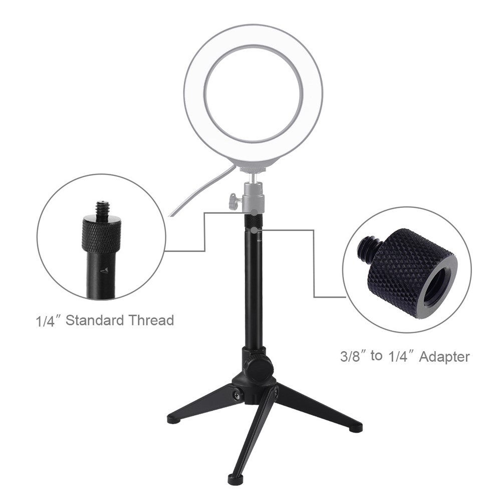 PULUZ PU408 Desktop Adjustable Tripod Stand Selfie Stick Mount Holder-3