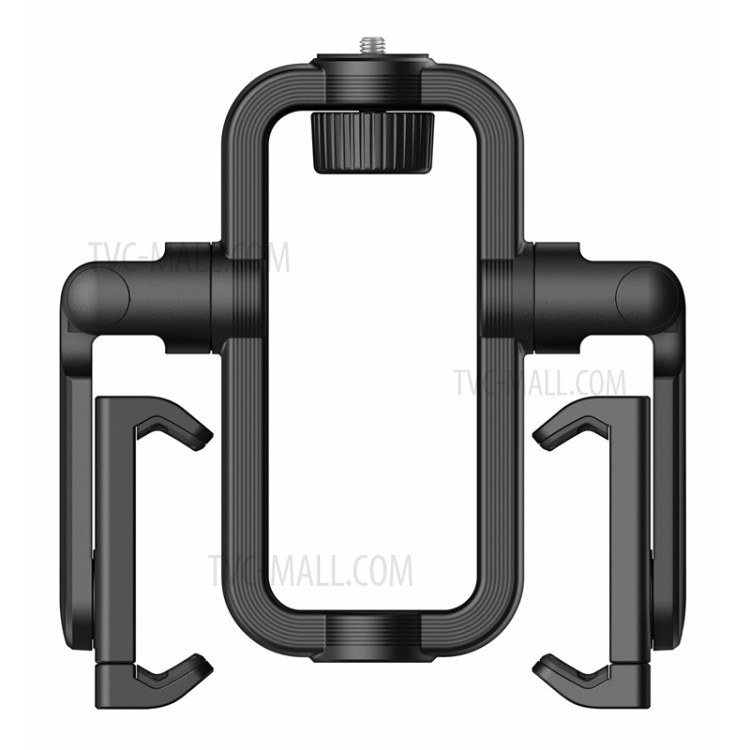 MOMAX Adjustable Tripod Stand with 360 Degree Rotatable Dual Phone Holder for Live Broadcast-3