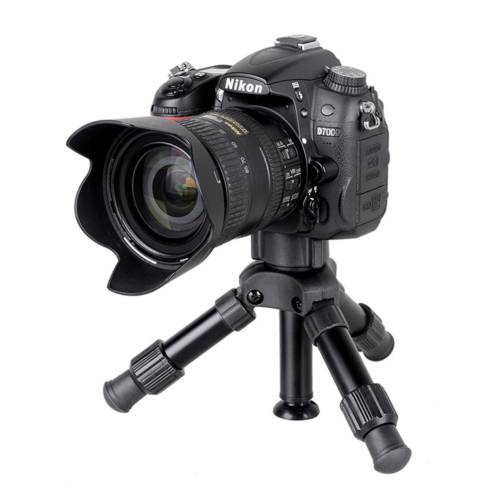 BEXIN MS02 Aluminum Alloy Folding Mini Tripod with 3-Way Ball Head for DSLR Camera-12