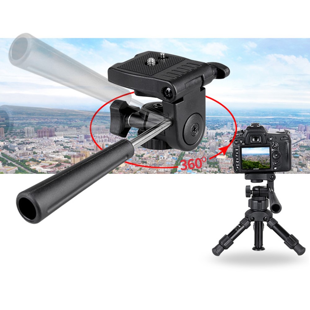 BEXIN MS02 Aluminum Alloy Folding Mini Tripod with 3-Way Ball Head for DSLR Camera-7