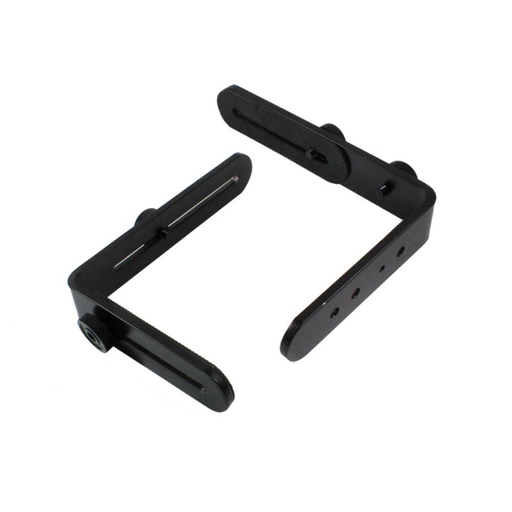 Dual L Shape 1/4" Screw Photography Light Bracket Tripod Camera LED Flash Holder-6
