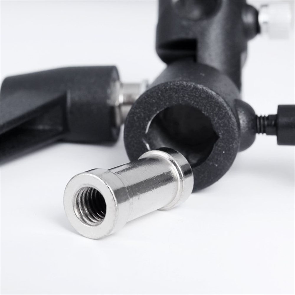 H Type Hot Shoe Flash Bracket Umbrella Holder Light Stand for Camera-6