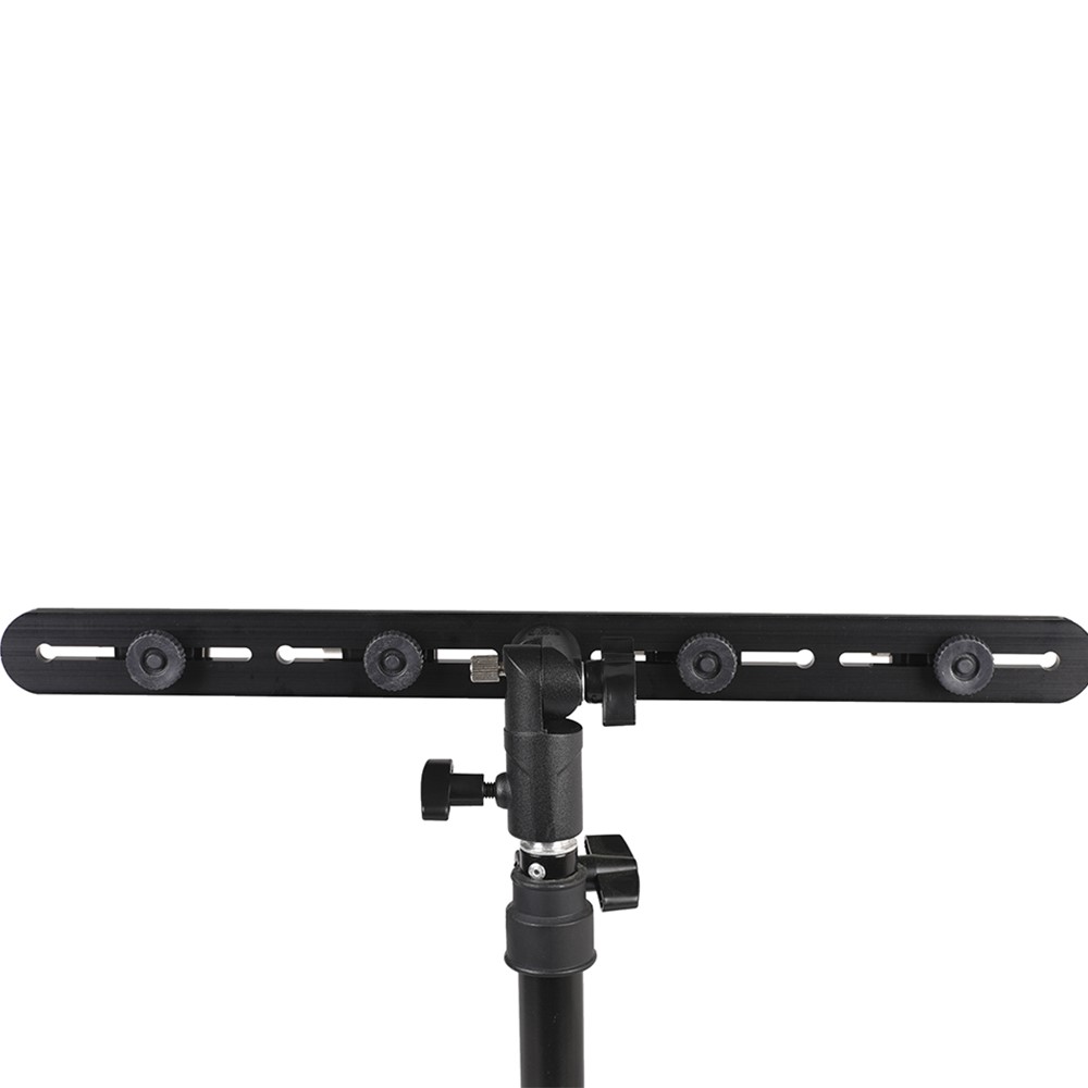 Camera Flash Bracket Umbrella Holder Light Stand with 4 Hot Shoe Mounts for Flash Speedlight-3