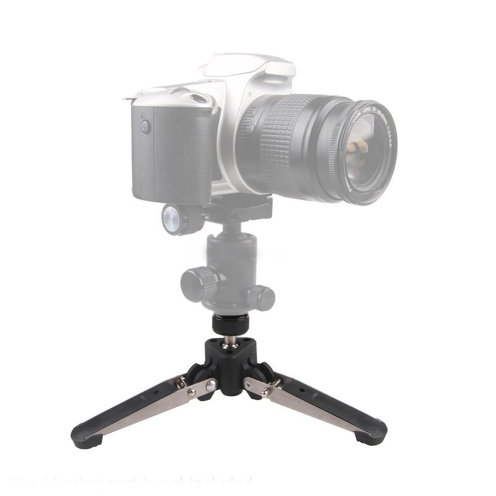 Portable Folding DSLR Camera Mini Tripod Monopod Base Holder Stand with 1/4inch Screw-11