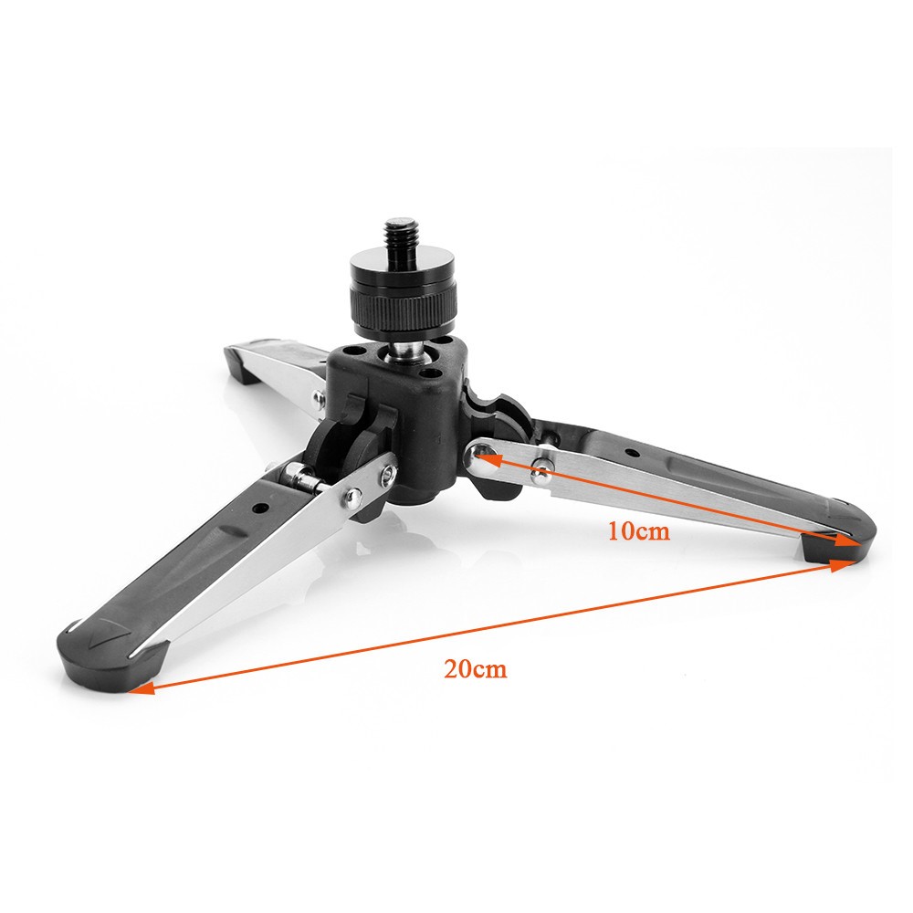 Portable Folding DSLR Camera Mini Tripod Monopod Base Holder Stand with 1/4inch Screw-5