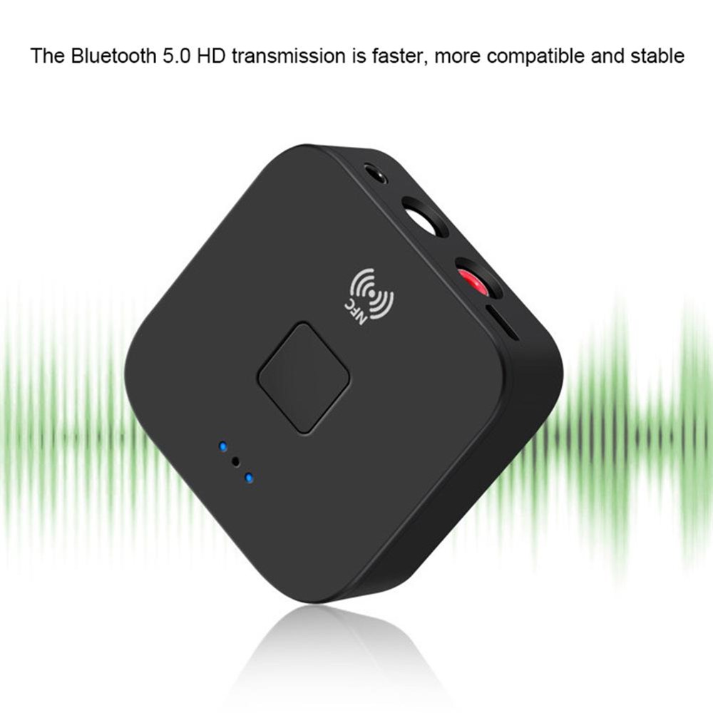WB11 NFC Wireless Audio Receiver 3.5mm AUX 2RCA HIFI Stereo Audio Bluetooth 5.0 Adapter-9