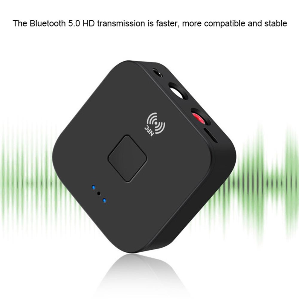 WB11 NFC Беспроводной Аудио -приемник 3,5 мм AUX 2RCA Hifi Audio Audio Bluetooth 5.0 Адаптер