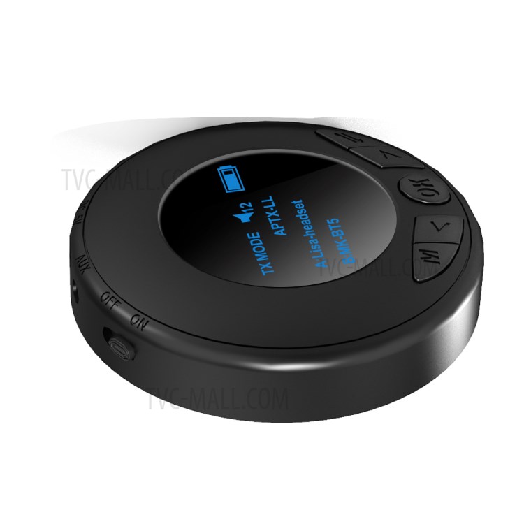 B3 Bluetooth Receiver Transmitter OLED Display Hands-free Call Adapter 2 in 1 AUX Wireless Audio Music Dongle-11