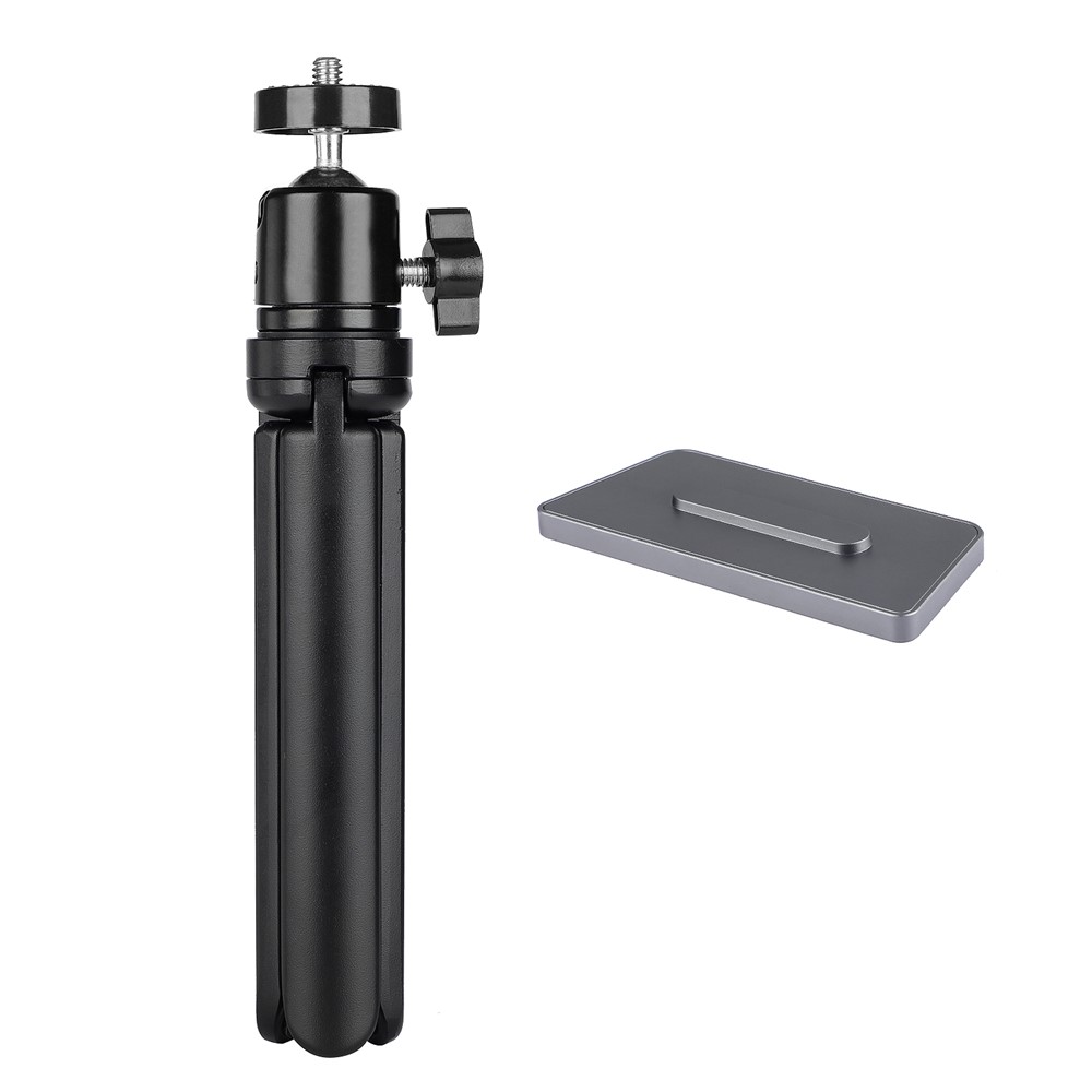 Smart Speaker Magnetic Attachment Adjustable Tripod Stand with 360 Degree Rotation Ball Head for Amazon Echo Show 8-6