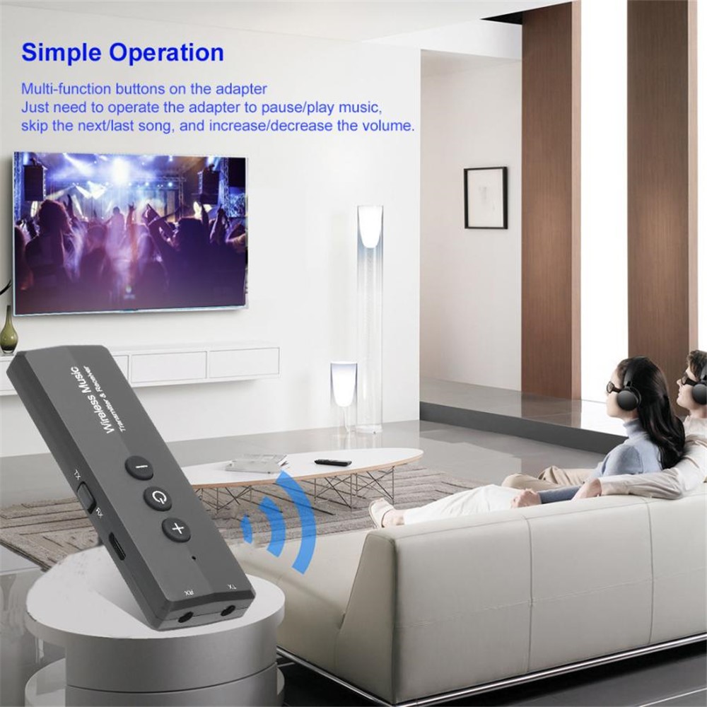 Achetez ZF360A 3 En 1 Emetteur De Récepteur Bluetooth 5.0 Adaptateur