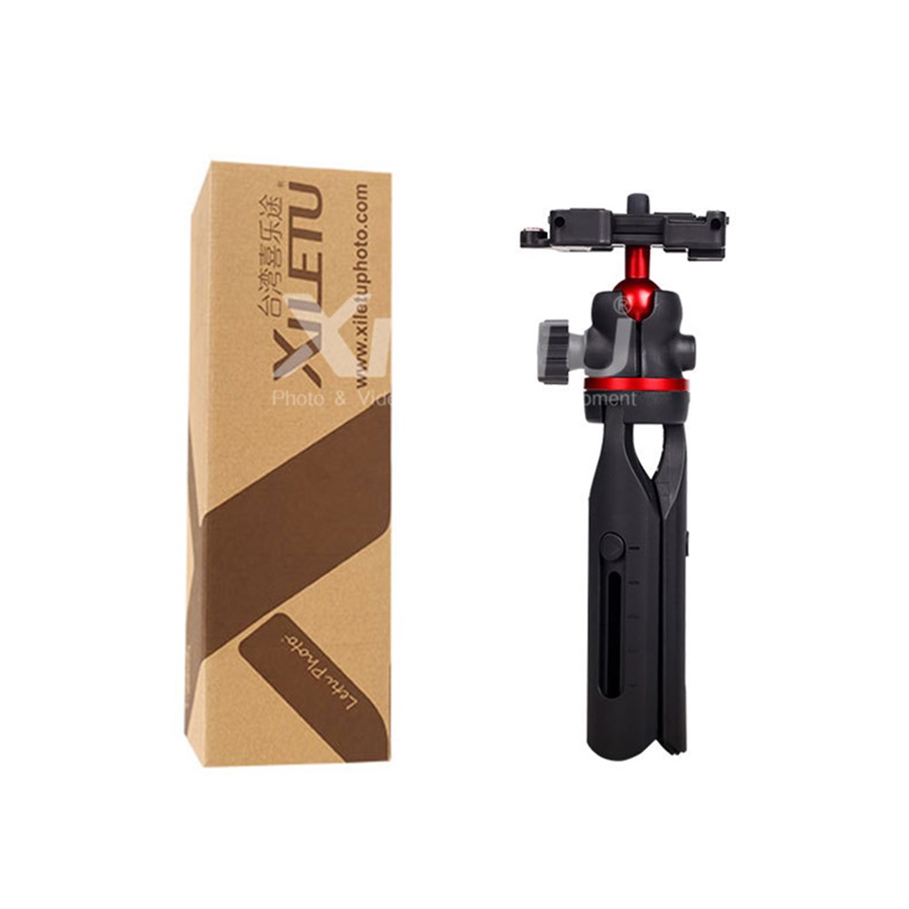 XILETU XBT1 Adjustable Height Mini Desktop Tripod with Folded Phone Holder-6