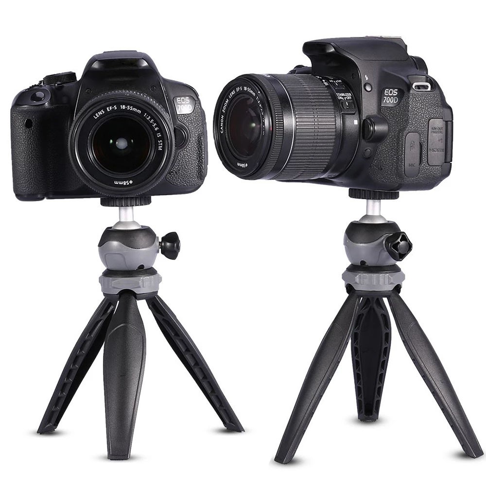 XILETU XS-20 Mini Foldable 360 Degrees Rotation 1/4 inch Screw Connector Tripod Desktop Camera Stand-9