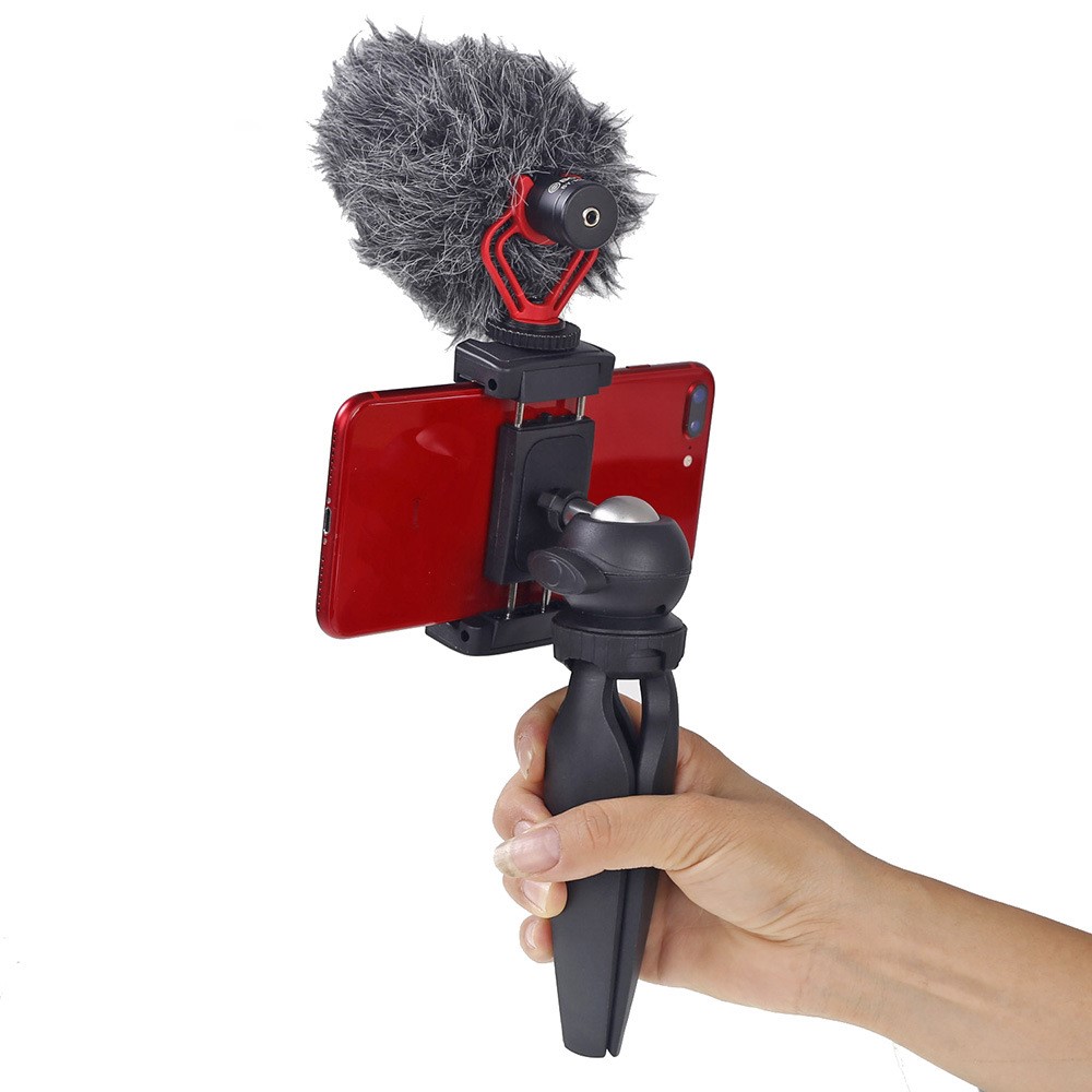 XILETU XS-20S Portable 360 Degrees Rotation Two-Gear Height Tripod 1/4 inch Screw Connector Camera Holder Stand-4