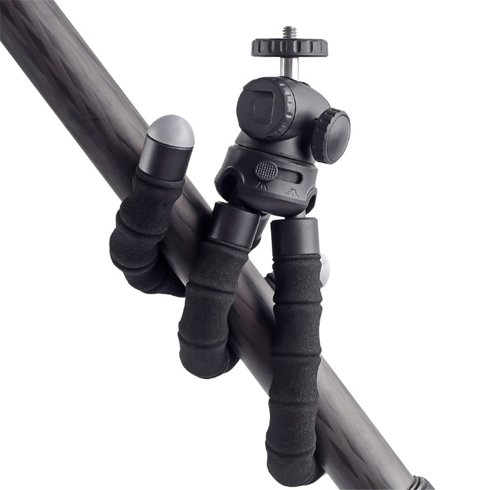 XILETU XSG-1 Portable 1/4 inch Screw Cold Shoe Connector Octopus Tripod Camera Phone Holder Stand-12