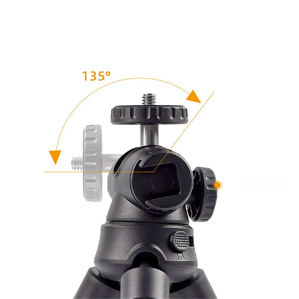 XILETU XSG-1 Portable 1/4 inch Screw Cold Shoe Connector Octopus Tripod Camera Phone Holder Stand-2