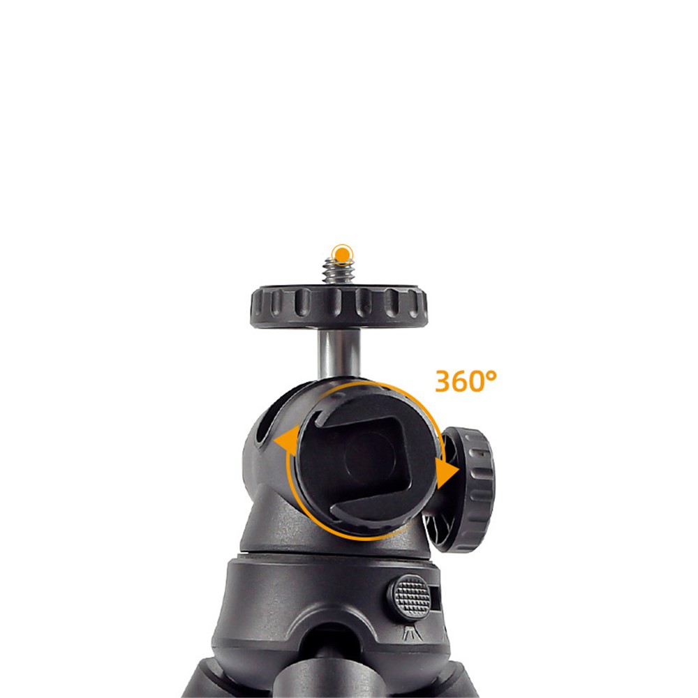 XILETU XSG-1 Portable 1/4 inch Screw Cold Shoe Connector Octopus Tripod Camera Phone Holder Stand-4