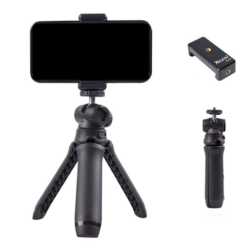 XILETU XSG-2 Portable 1/4 inch Screw Cold Shoe Tripod Camera Phone Fill Light Holder Stand-10