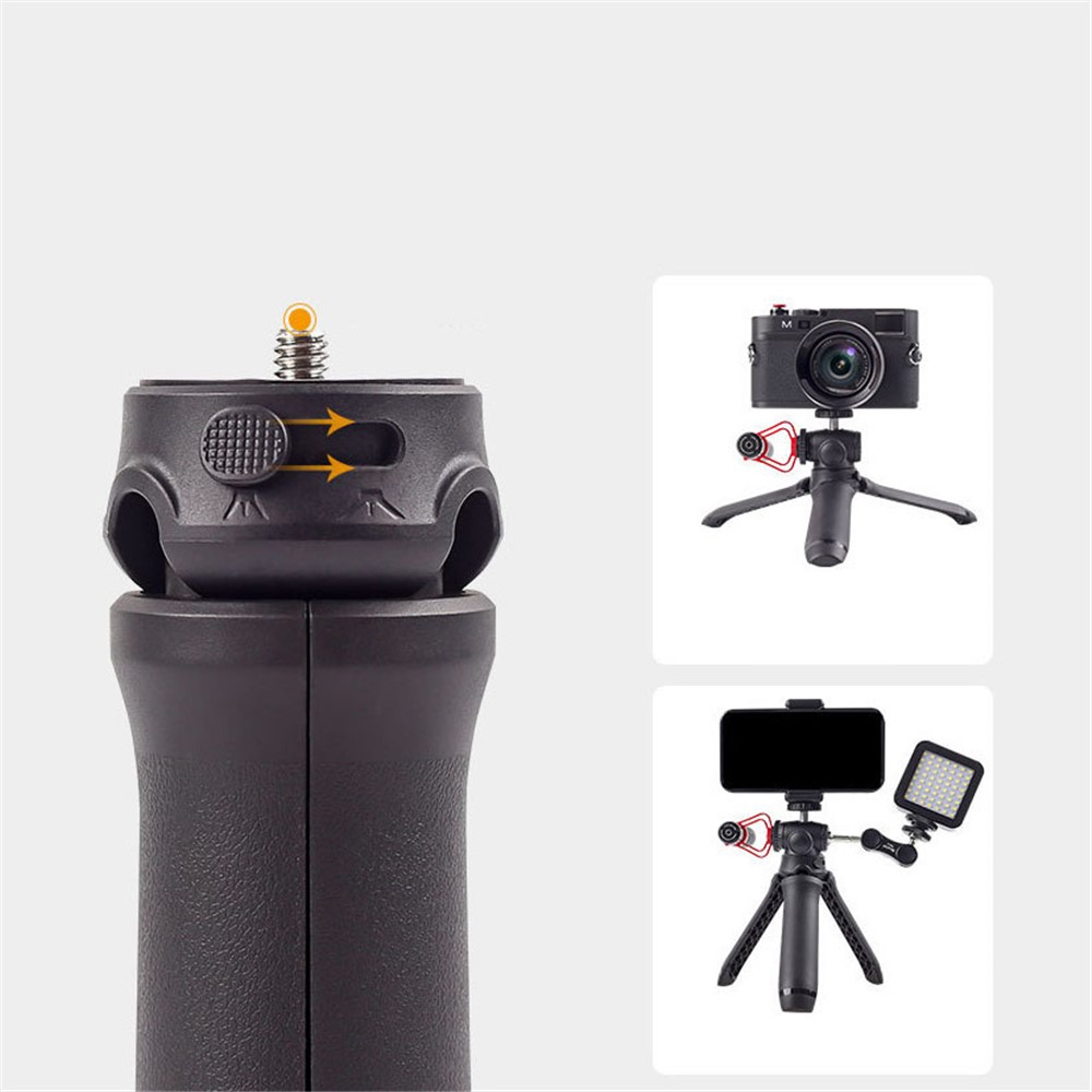 XILETU XSG-2 Portable 1/4 inch Screw Cold Shoe Tripod Camera Phone Fill Light Holder Stand-5
