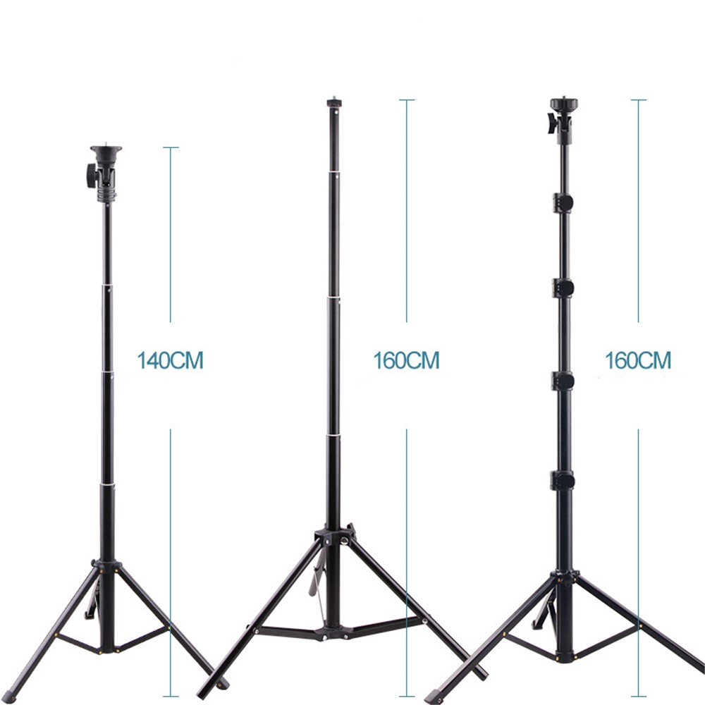 T9 140cm Telescopic Phone Holder Selfie Stick Video Recording Live Streaming Tripod Stand with Storage Bag-10