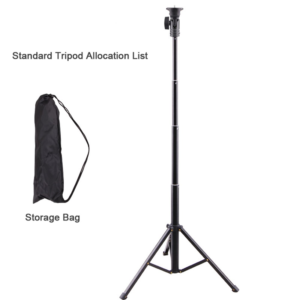 T9 Locking Buckle Design Retractable 1.6m Selfie Stick Tripod Phone Holder Video Recording Stand with Phone Clip + Bluetooth Remote Control + Storage Bag-8