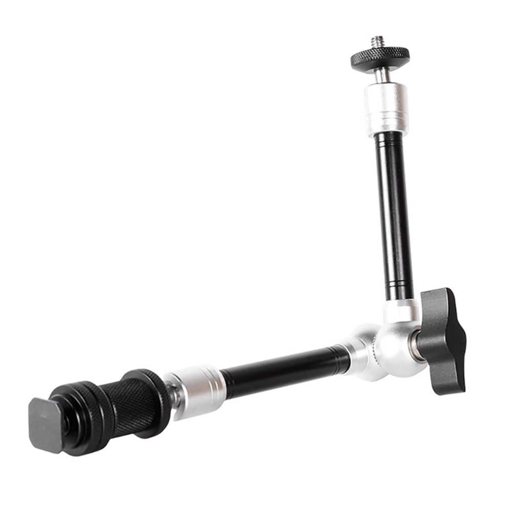 11 inch Rotatable Camera Stand Live Broadcast Boom Arm Suspension Scissor Mic Holder for LCD Monitor/SLR Camera/LED Light-6