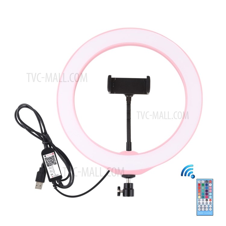 PULUZ 10.2 Pulgadas 26cm Anillo De LED Regulable Vídeo Vlogging Juegos De Luces Con Clip De Teléfono Y Control Remoto-2