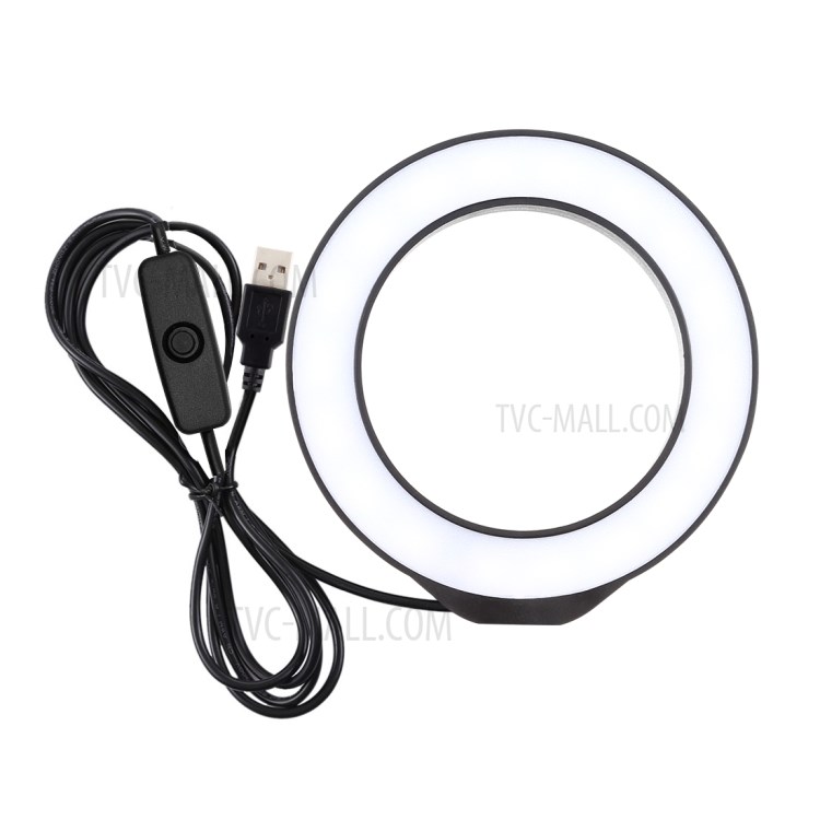 PULUZ 4.7 inch 12cm USB White Light LED Ring Vlogging Photography Video Lights-2