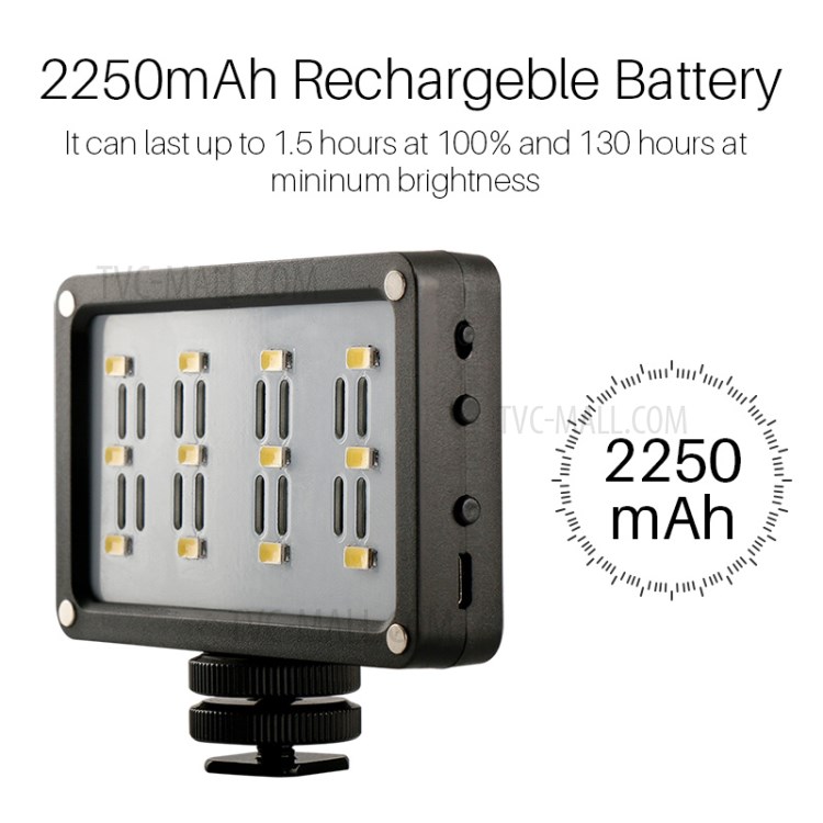 Ulanzi 12 Contas De LED Cartão Cardlite Mini-lâmpada Fotográfica-6