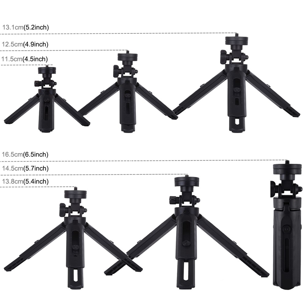 PULUZ PKT3059B 6.2-inch 16cm USB 3 Modes Dimmable Vlogging Photography Video LED Ring Lights + Tripod Mount Kit-4