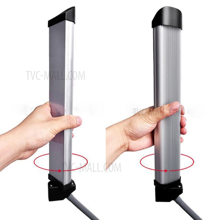 LED Lamp Makeup Photograpy Shooting Livestreaming Dimmable Double-arm Fill Light with Tripod-6