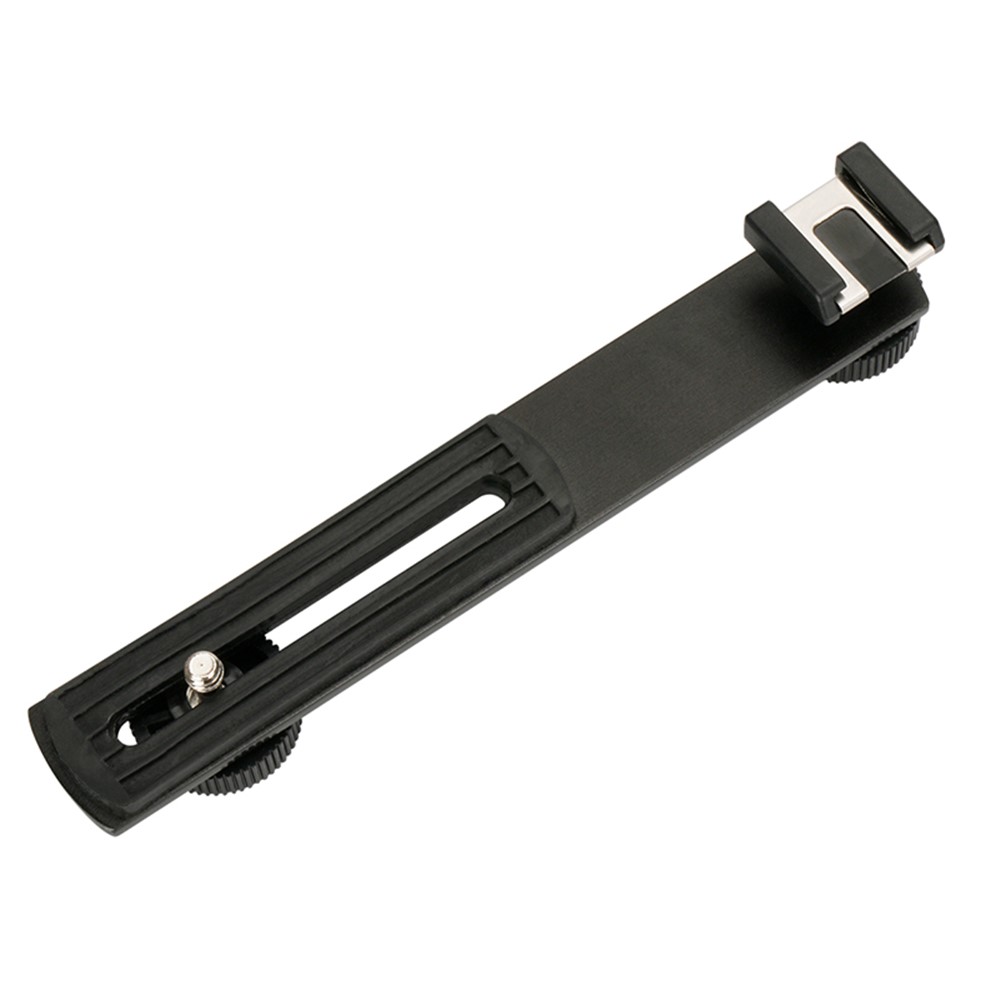 Aluminum Alloy External Flash Dual Head Crossbar Bracket Photographic Accessory-2