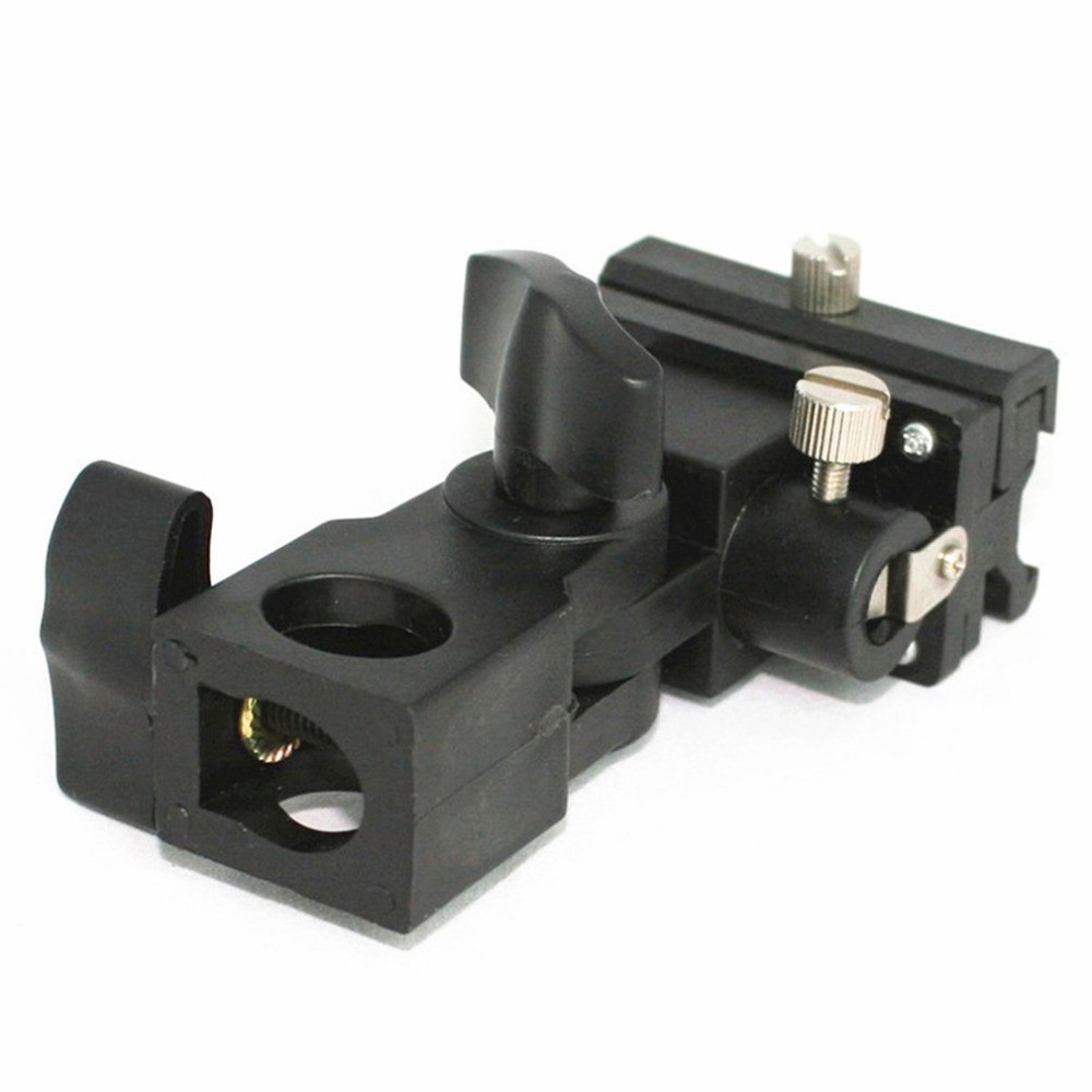 B Type Swivel Flash Hot Shoe Umbrella Holder Light Bracket Stand Mount Adapter for Studio Light-3