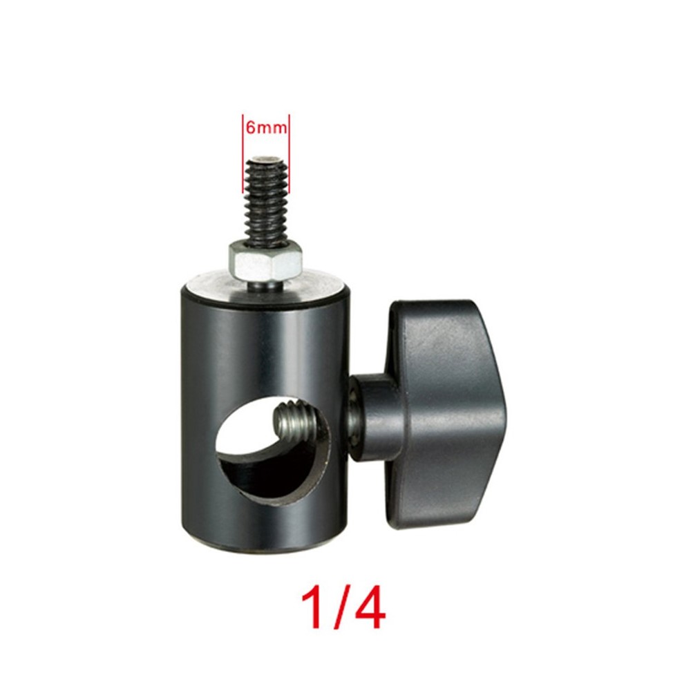 Tripod Light Stand 1/4 Adapter Converter with Screw Knob for LED Light Monitor Flash Light-5
