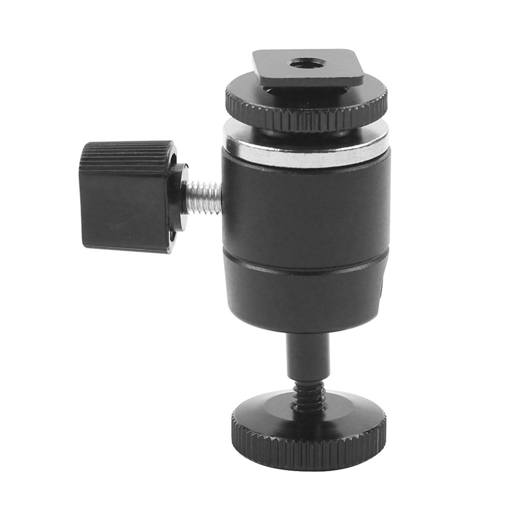 Mini Ball Head 360 Degree Swivel Ball Head 1/4 inch Screw Mount for DSLR Camera Tripod Ballhead Stand-2
