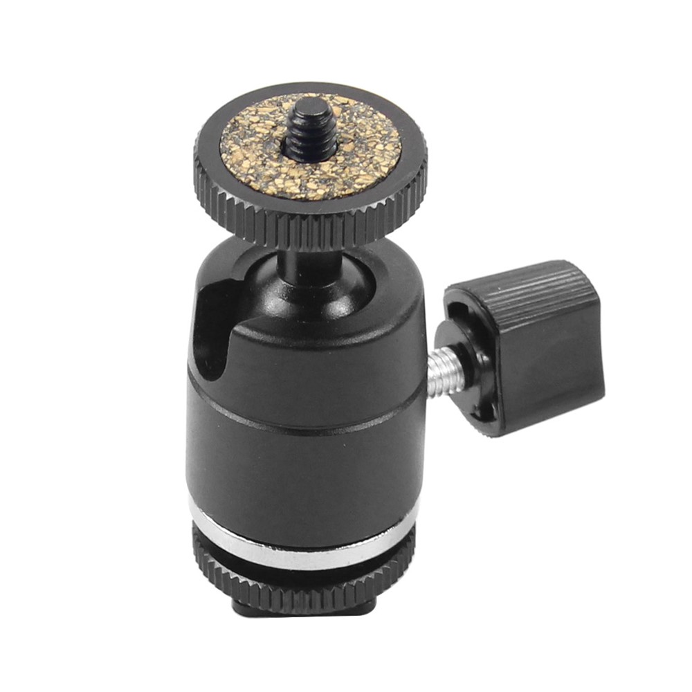 Mini Ball Head 360 Degree Swivel Ball Head 1/4 inch Screw Mount for DSLR Camera Tripod Ballhead Stand-3