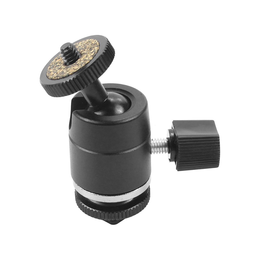 Mini Ball Head 360 Degree Swivel Ball Head 1/4 inch Screw Mount for DSLR Camera Tripod Ballhead Stand-7