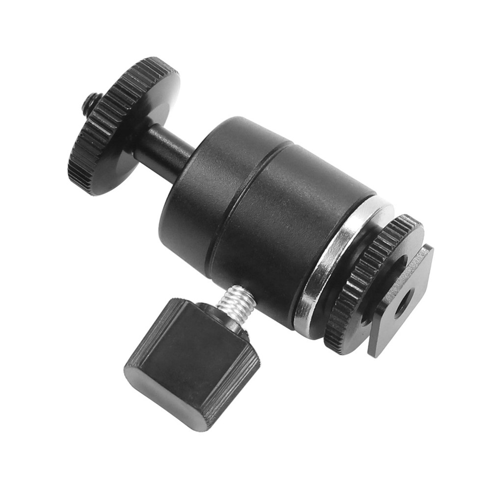 Mini Ball Head 360 Degree Swivel Ball Head 1/4 inch Screw Mount for DSLR Camera Tripod Ballhead Stand-8