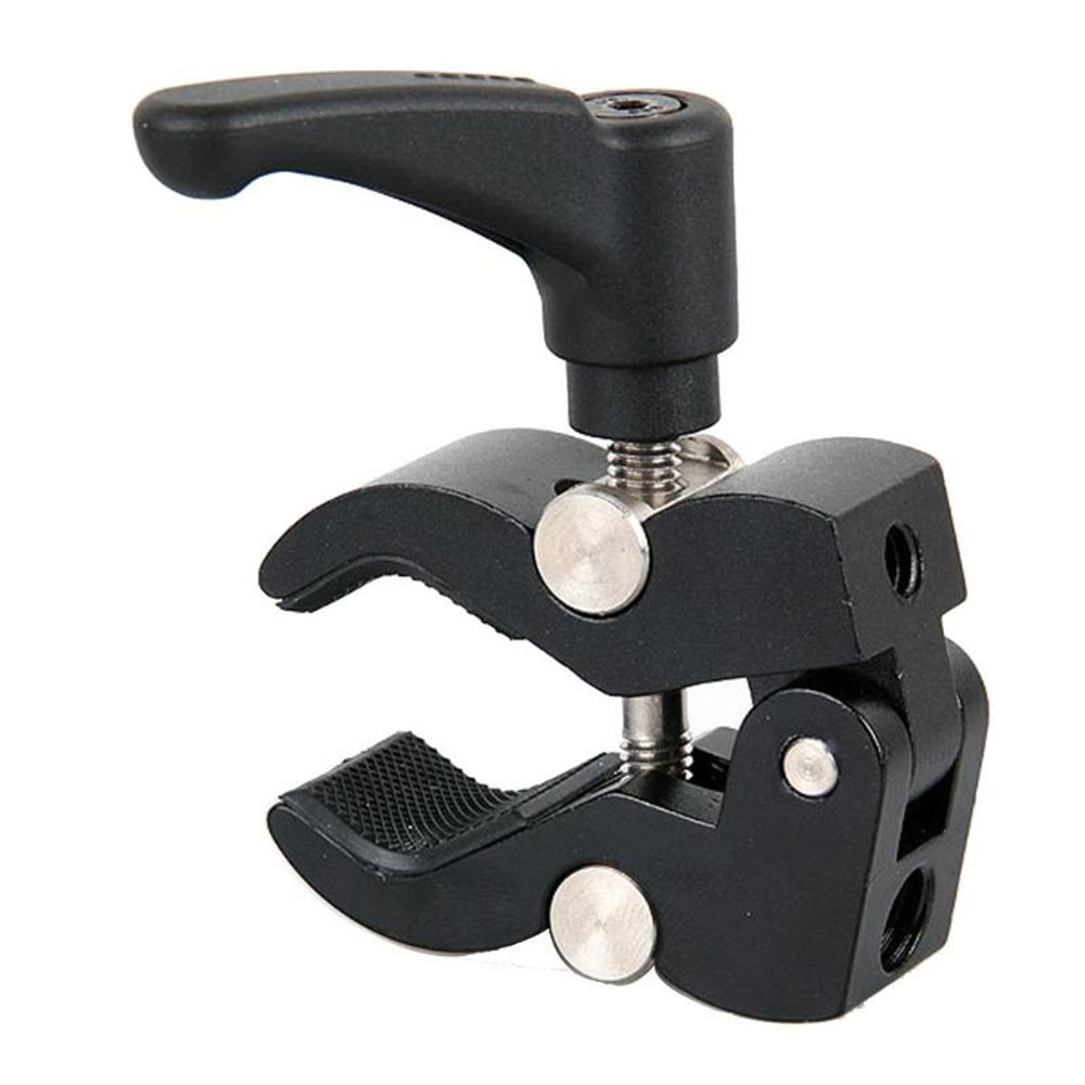 Camera Friction Arm Clamp Pliers Clip Holder Bracket for Led Lamp Screw Camera Flash Holder Support-1