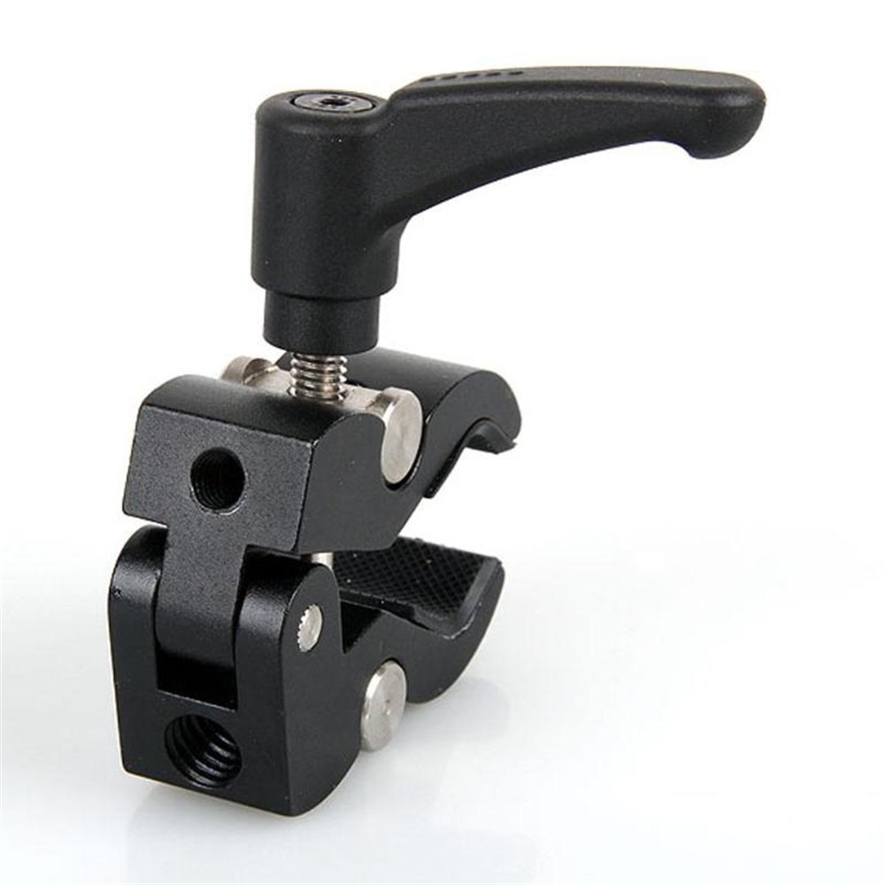 Camera Friction Arm Clamp Pliers Clip Holder Bracket for Led Lamp Screw Camera Flash Holder Support-2