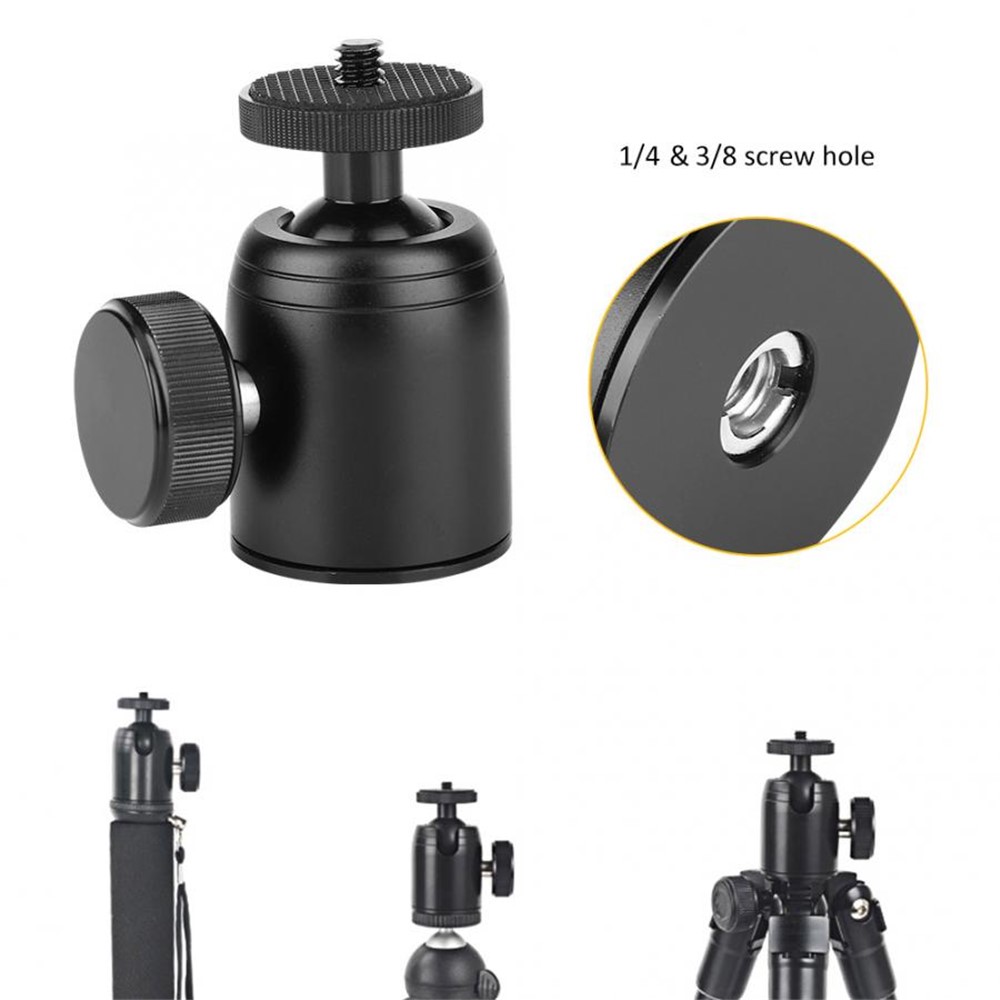 Mini Tripod Ball Head 360 Degree Swivel Ballhead Video Stand Panoramic Heads for DSLR Camera-10