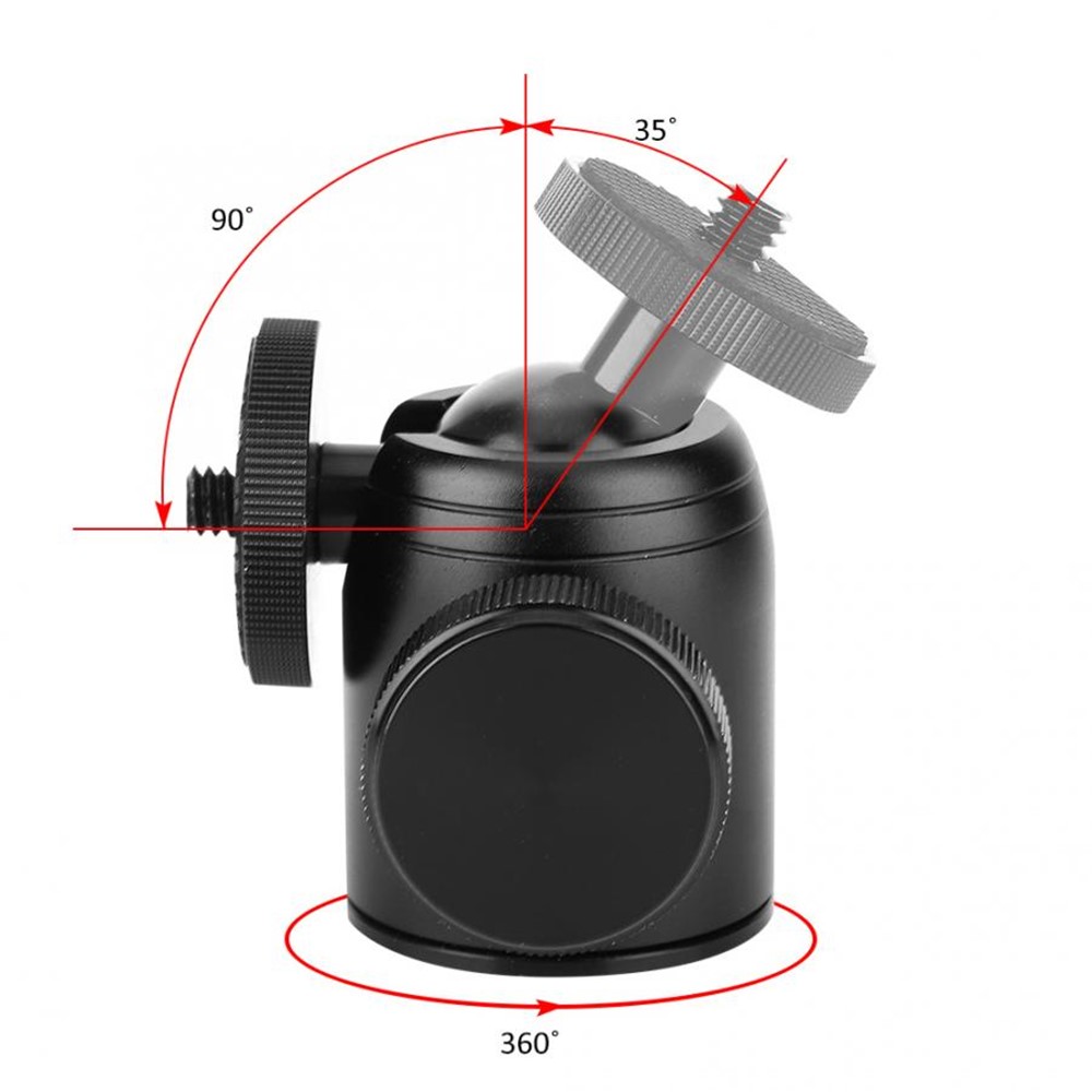Mini Tripod Ball Head 360 Degree Swivel Ballhead Video Stand Panoramic Heads for DSLR Camera-5