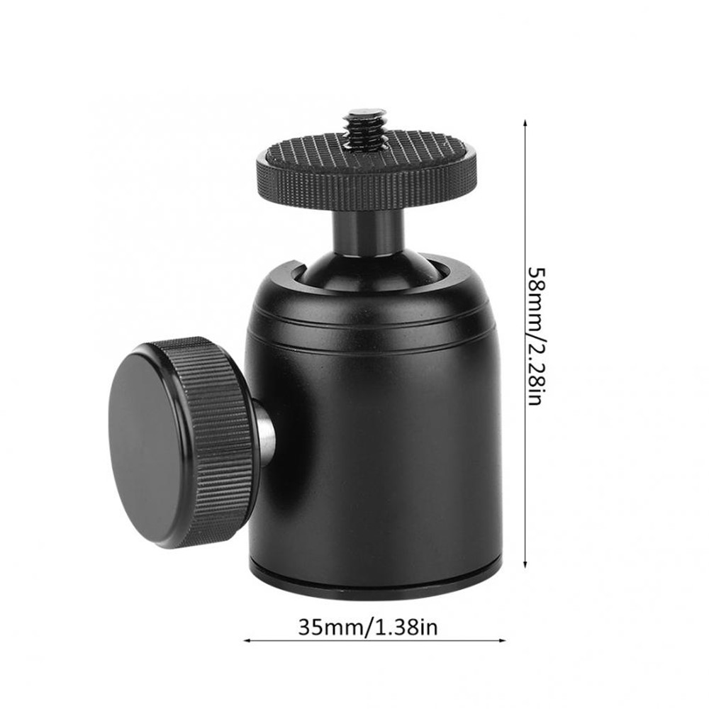 Mini Tripod Ball Head 360 Degree Swivel Ballhead Video Stand Panoramic Heads for DSLR Camera-8