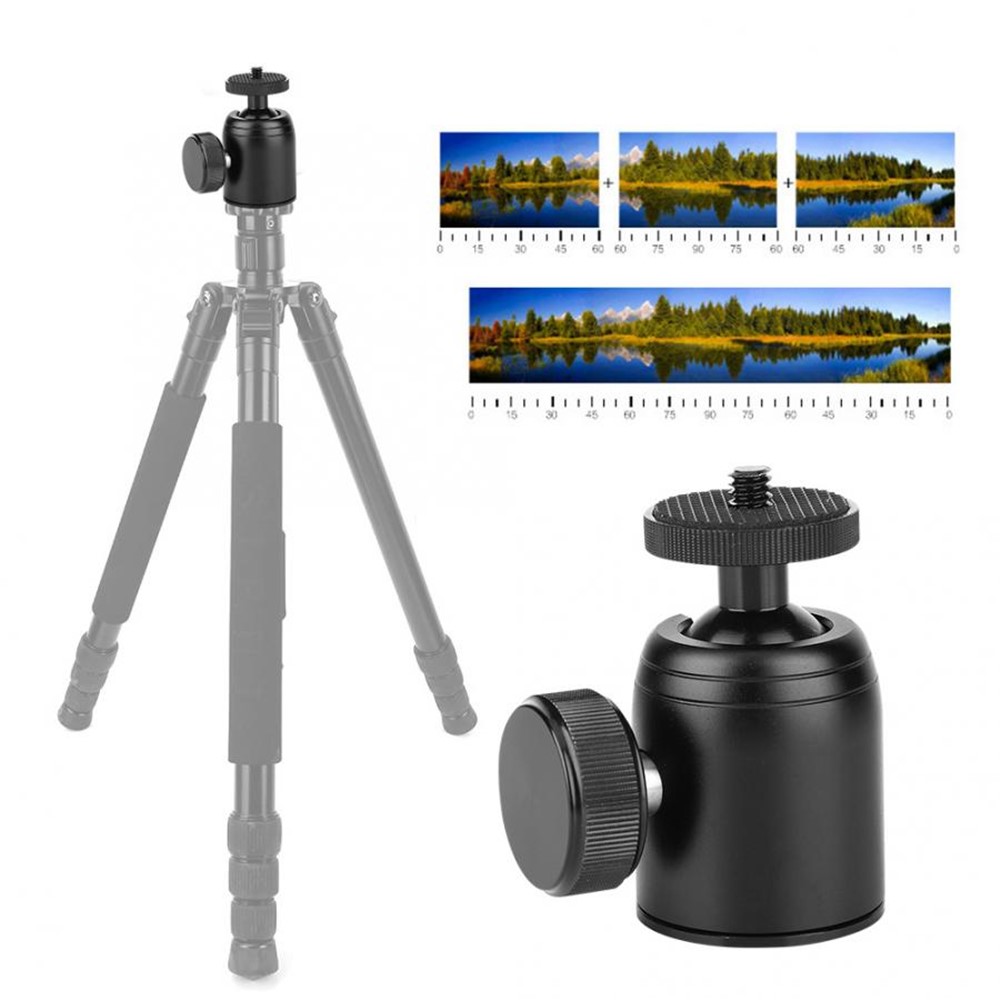 Mini Tripod Ball Head 360 Degree Swivel Ballhead Video Stand Panoramic Heads for DSLR Camera-9