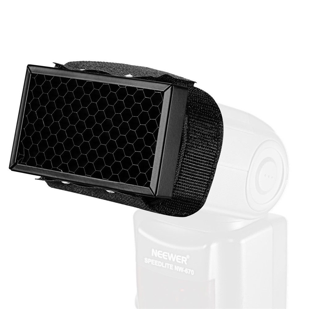 Honeycomb Honey Comb Grid Filter Flash Diffuser Softbox for Camera Set Top Flash Lights-3
