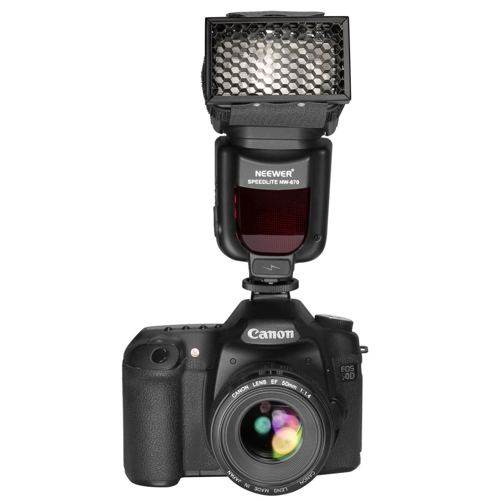 Honeycomb Honey Comb Grid Filter Flash Diffuser Softbox for Camera Set Top Flash Lights-5