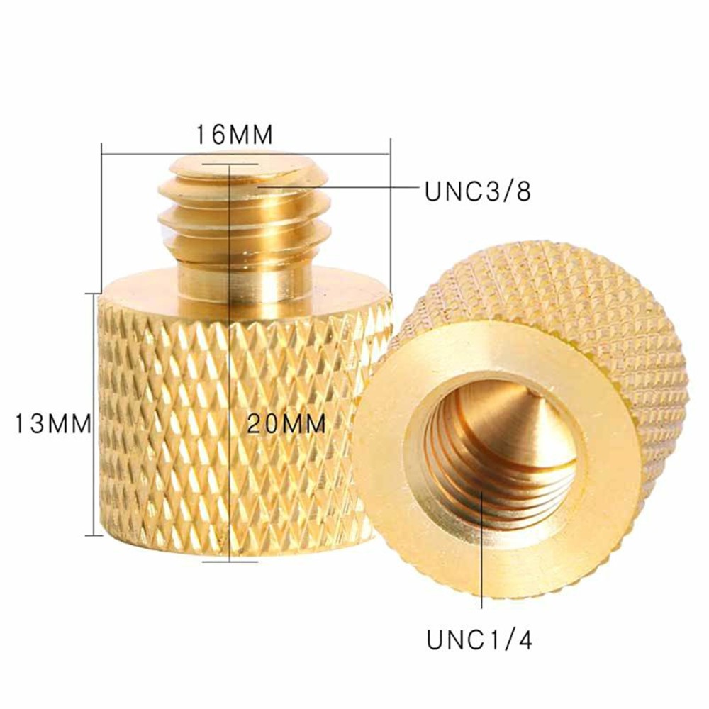 Camera Screw 1/4 inch to 3/8 inch Conversion Quick Release Screw Tripod Mount Adapter for DSLR Camera-4
