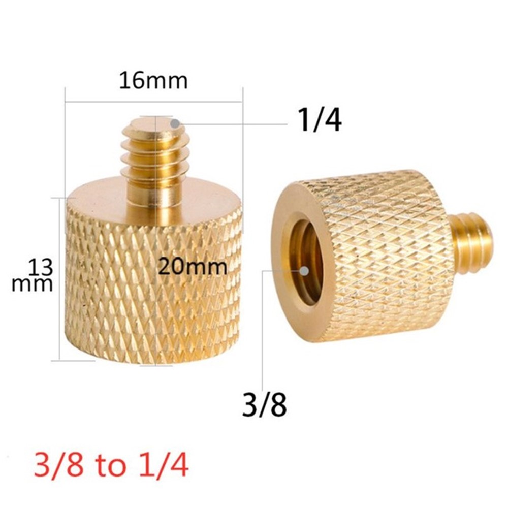 Camera 3/8 inch Female to 1/4 inch Male Tripod Thread Screw Adapter Accessories Reducer-9