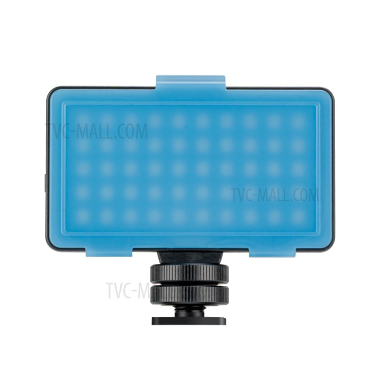 TELESIN Portable Vlog Fill LED Light Cold Shoe Mini Video Light with Color Filter-7