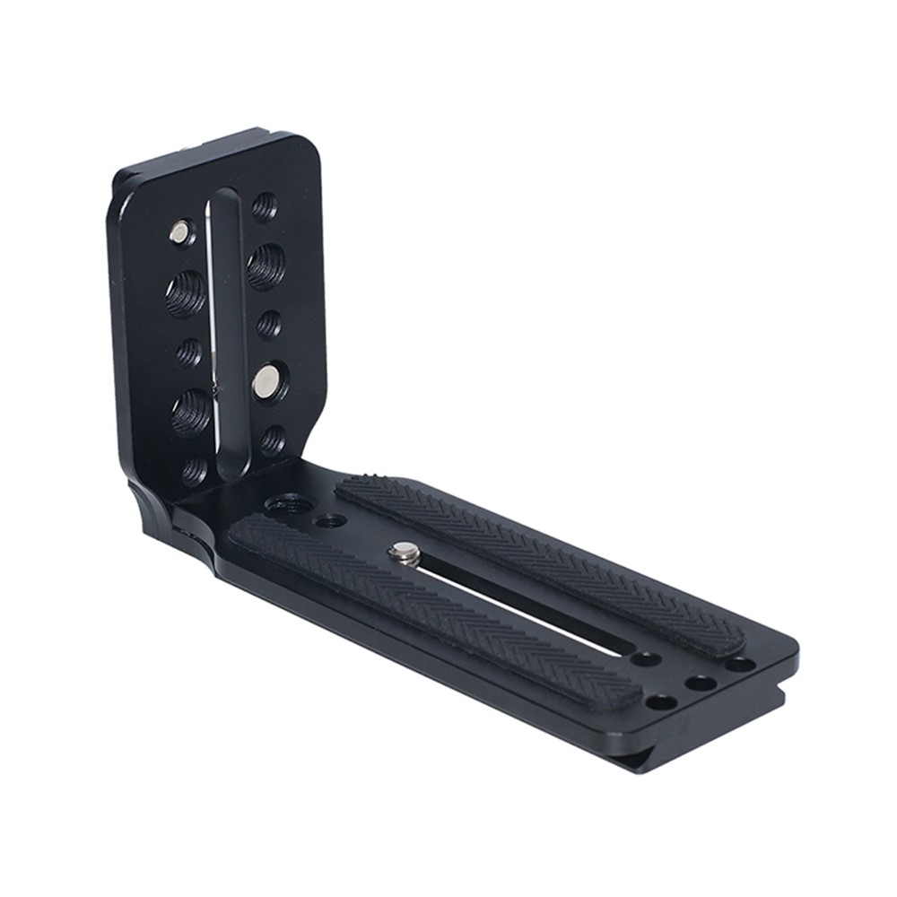Tripod Mount Adapter Quick Release Plate Camera L-shape Bracket with 1/4 Screw Hole for DSLR Mirrorless Cameras-4
